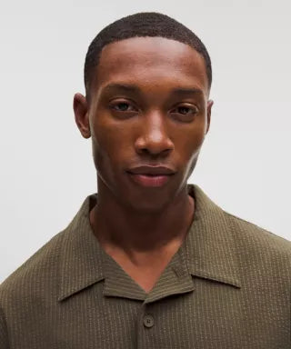 Airing Easy Camp-Collar Shirt Textured