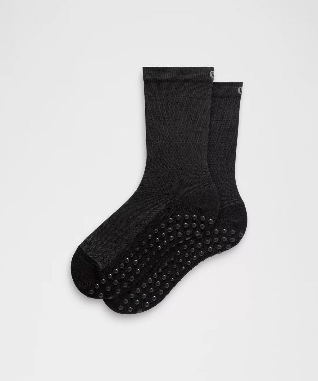 lululemon Unisex Find Your Balance Grip Crew Socks