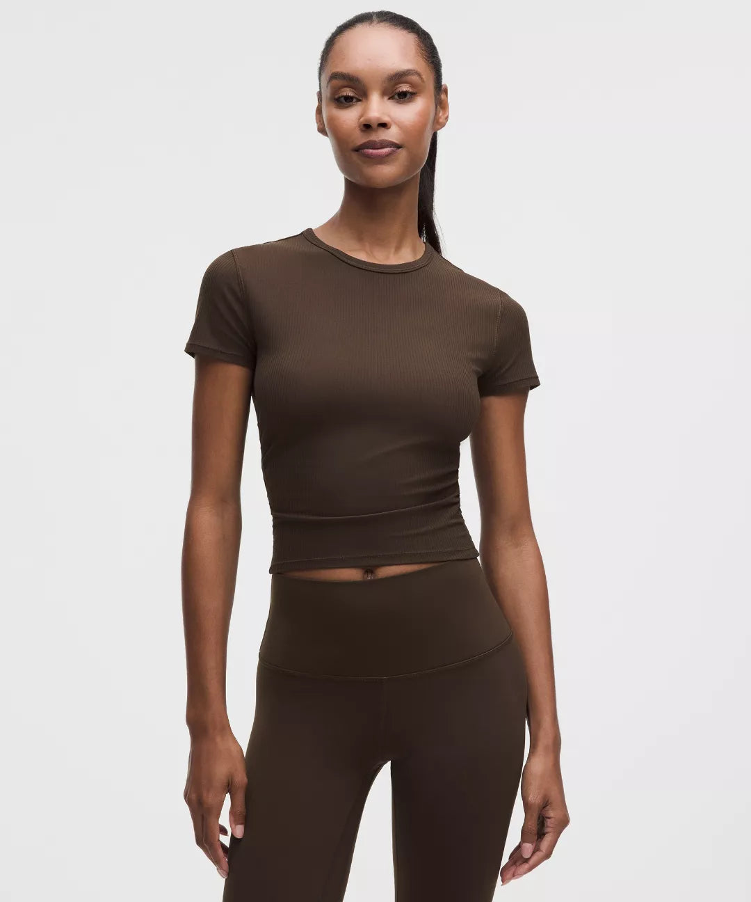 lululemon All It Takes Ribbed Keyhole Short-Sleeve Shirt