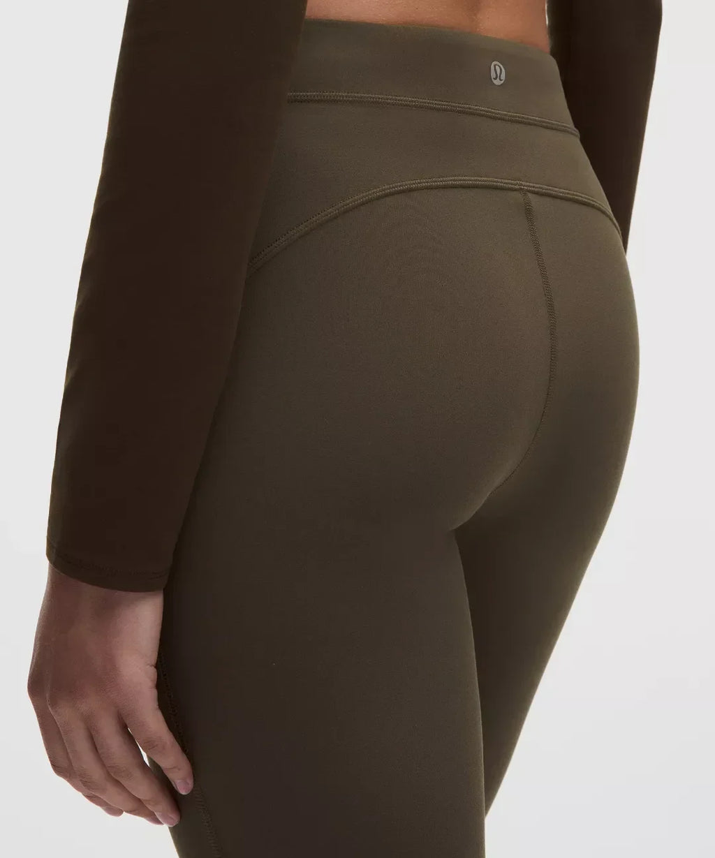 lululemon Groove High-Rise Notched-Hem Crop
