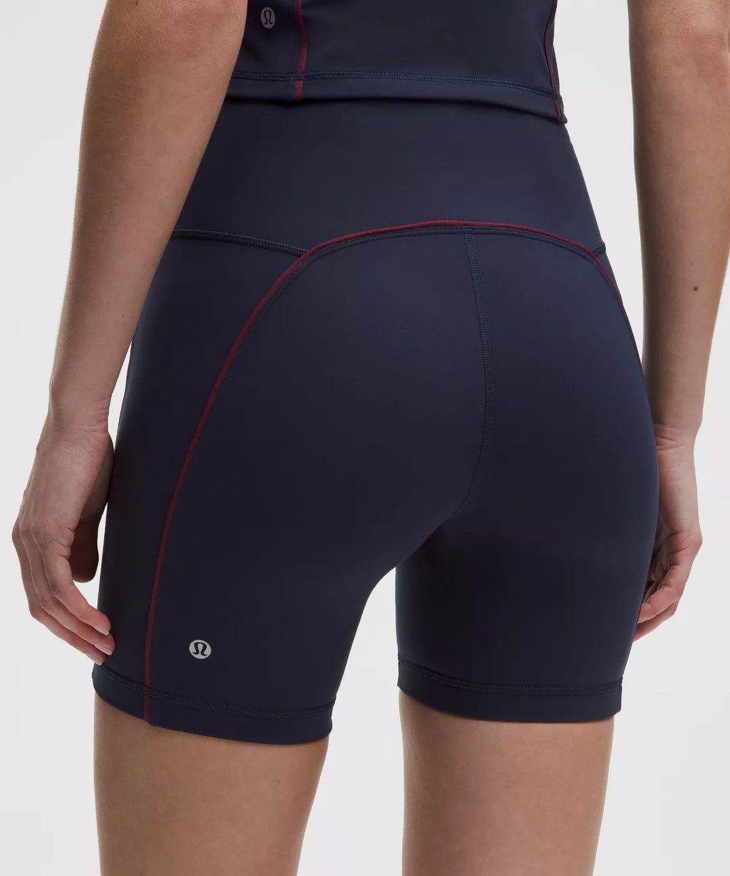 lululemon Wunder Train No-Line Piped High-Rise Short 6"